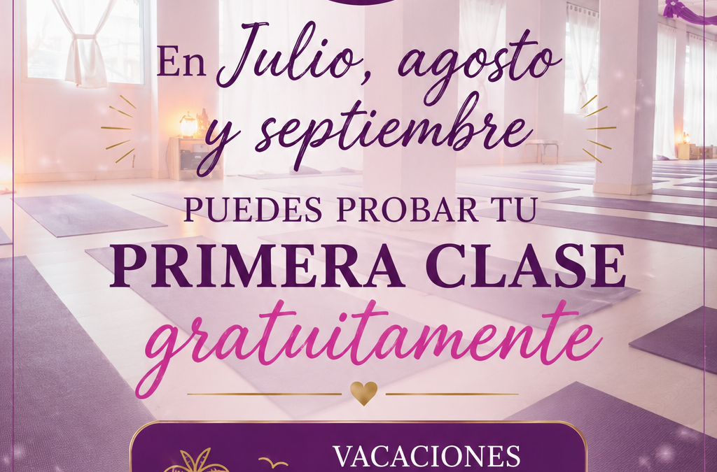 Prueba tu primera clase de yoga gratis